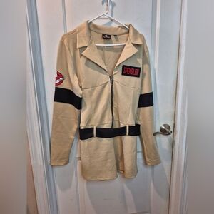 Women's Ghostbusters Uniform Romper Costume Cosplay Halloween